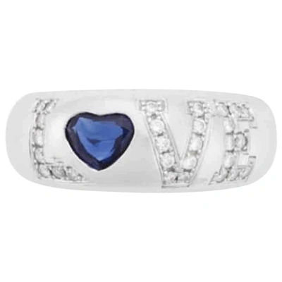 Pre-owned Chopard Love Silver White Gold Ring
