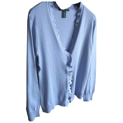 Pre-owned Lauren Ralph Lauren Blue Cotton Knitwear