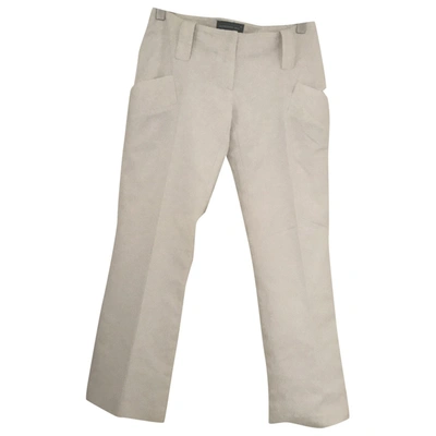 Pre-owned Barbara Bui Short Trousers In White