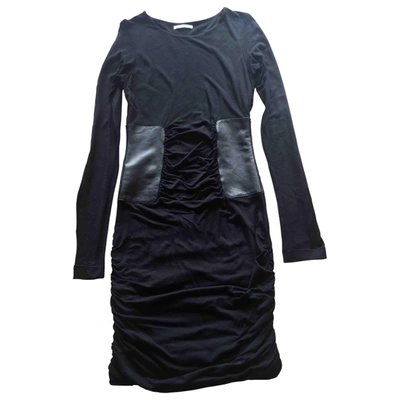 Pre-owned Faith Connexion Mid-length Dress In Black