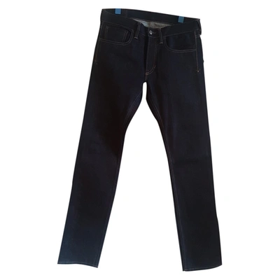 Pre-owned Ralph Lauren Straight Jeans In Blue