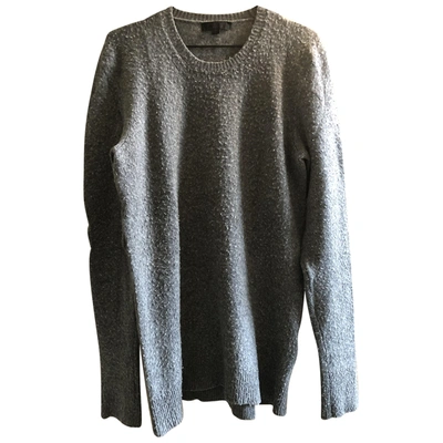 Pre-owned Burberry Wool Pull In Grey