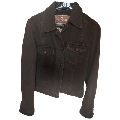 Pre-owned Etro Jacket In Brown