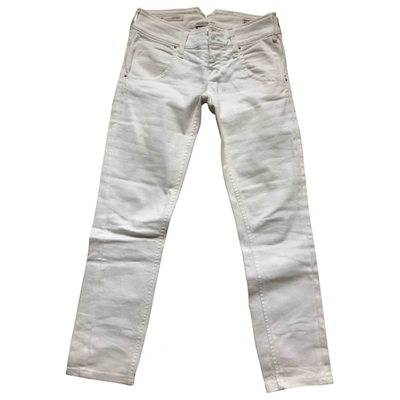 Pre-owned Cycle Slim Jeans In White