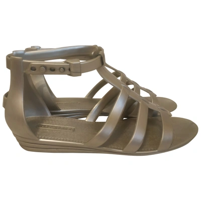 Pre-owned Marc Jacobs Sandal In Silver