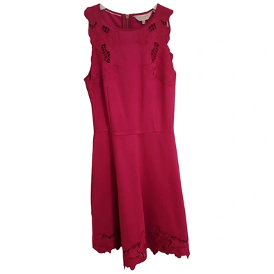 Pre-owned Ted Baker Linen Mini Dress In Pink