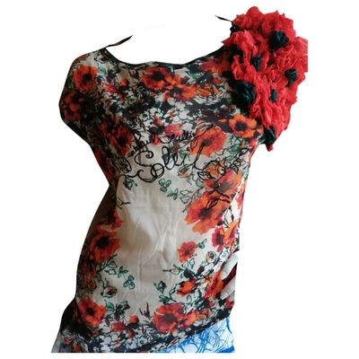 Pre-owned Jean Paul Gaultier Red Synthetic Top