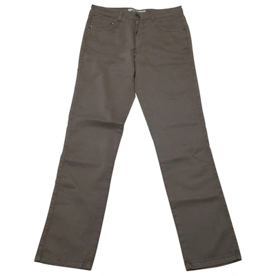 Pre-owned Pierre Cardin Straight Pants In Grey