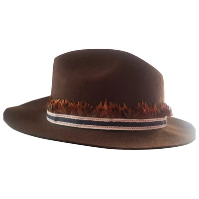 Pre-owned Hipanema Brown Hat