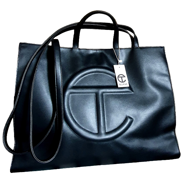 small telfar bag black