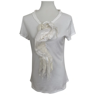 Pre-owned Dondup White Cotton Top