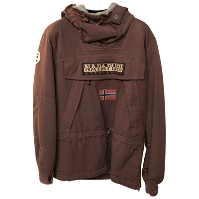 Pre-owned Napapijri Jacket In Brown