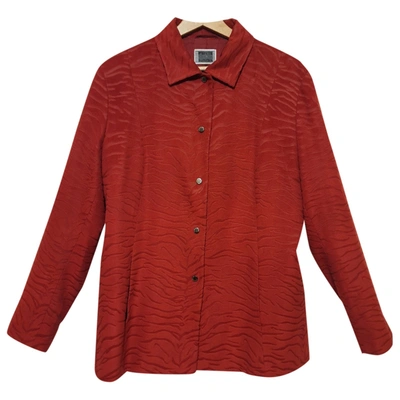 Pre-owned Krizia Jacket In Red