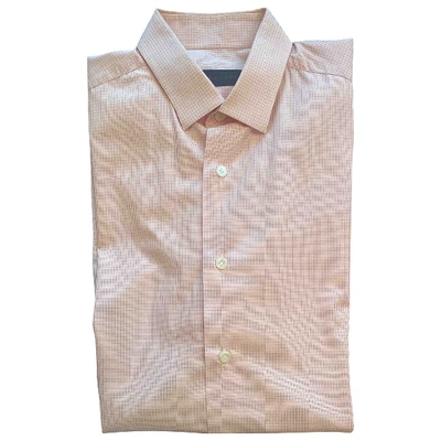 Pre-owned Lanvin Pink Cotton Shirts