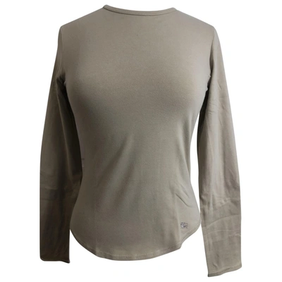 Pre-owned Burberry Beige Cotton Top