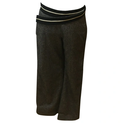 Pre-owned Loewe Silk Large Pants In Other