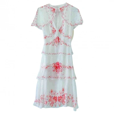 Pre-owned Vilshenko White Silk Dress