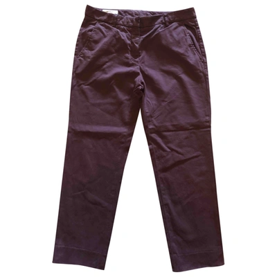 Pre-owned Incotex Slim Pants In Purple