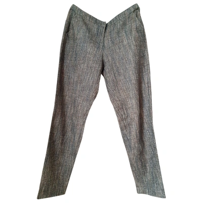 Pre-owned Hoss Intropia Wool Straight Pants In Other