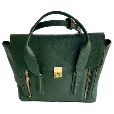 Pre-owned 3.1 Phillip Lim / フィリップ リム Pashli Leather Satchel In Green