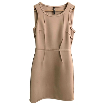 Pre-owned Liviana Conti Mid-length Dress In Beige