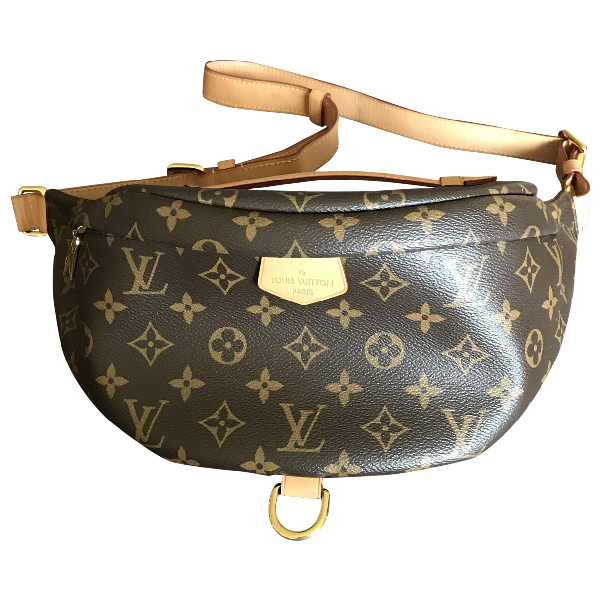 Bum bag / sac ceinture cloth belt bag Louis Vuitton Brown in Cloth