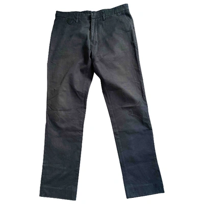 Pre-owned April77 Trousers In Black