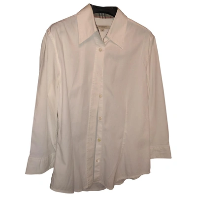 Pre-owned Burberry Shirt In White