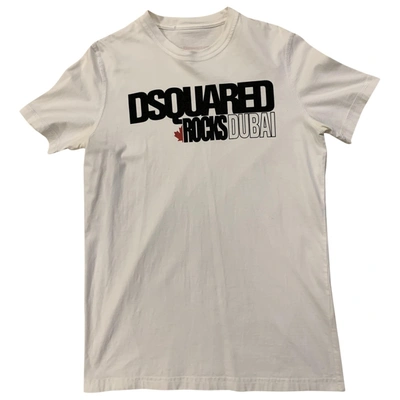Pre-owned Dsquared2 Orange Cotton T-shirt