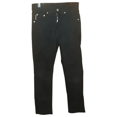 Pre-owned Belstaff Blue Cotton Trousers