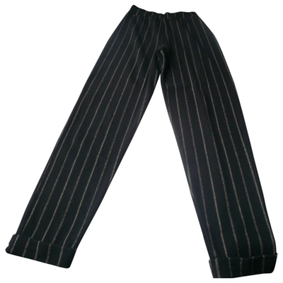 Pre-owned Eres Slim Pants In Black