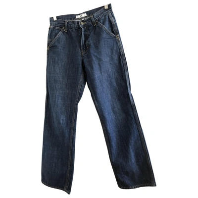 Pre-owned Emporio Armani Blue Denim - Jeans Jeans