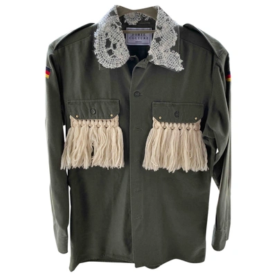Pre-owned Forte Couture Jacket In Khaki
