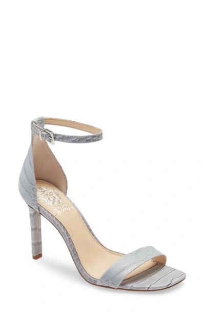Vince Camuto Lauralie Leather Ankle Strap Sandal In Pale Blue