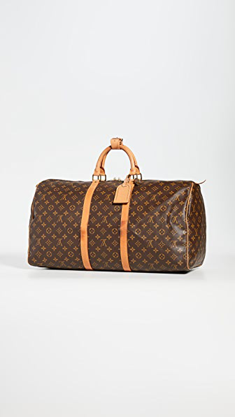 Pre-Owned Louis Vuitton Lv Monogram Keepall Bag In Brown | ModeSens