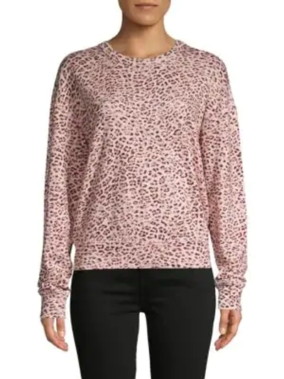 N:philanthropy Women's Leopard-print Cotton-blend Sweatshirt In Blossom