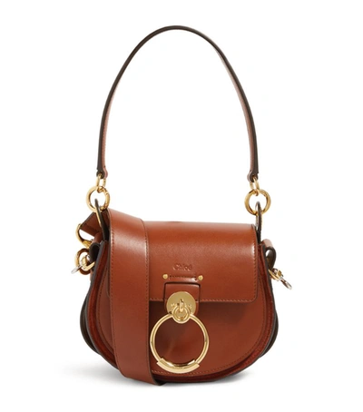 Chloé Small Leather Tess Saddle Bag