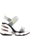 Ash Women's Cosmos Wedge Sandals In White