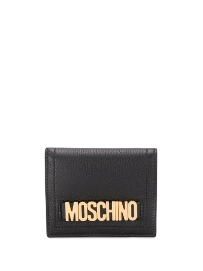 Moschino Women's  Black Leather Wallet