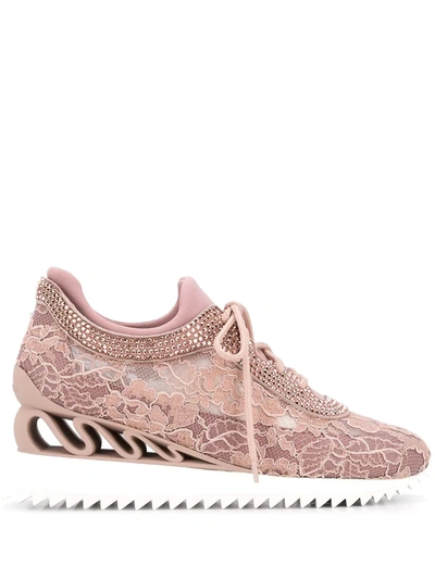 Le Silla Reiko Wave Sneakers In Pink