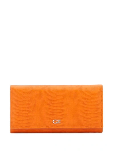 Giuseppe Zanotti Selene Logo Wallet In Orange