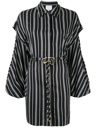 Acler Jenga Shirt Dress In Black