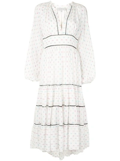 Lug Von Siga Ellie Embroidered Dress In White
