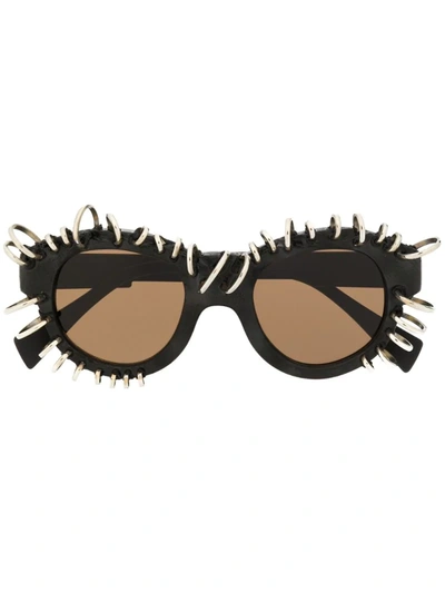 Kuboraum Ring Frame Sunglasses In Black