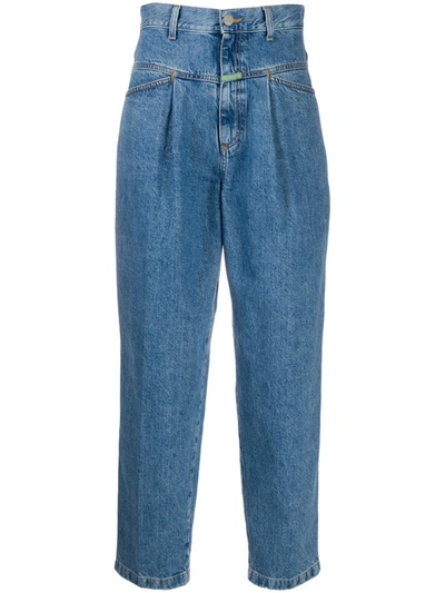 Société Anonyme High-rise Straight Jeans In Blue