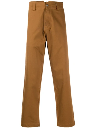 Société Anonyme Straight Fit Trousers In Brown