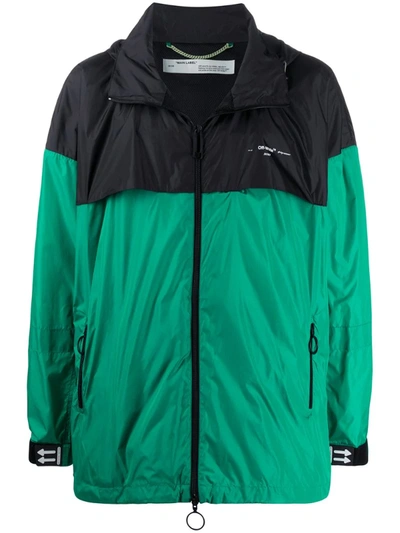 Off-white River Trail Lightweight Jacket In Green