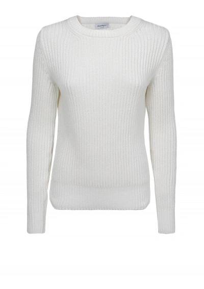 Ferragamo Sweater In White