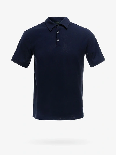 Zanone Polo Shirt In Blue