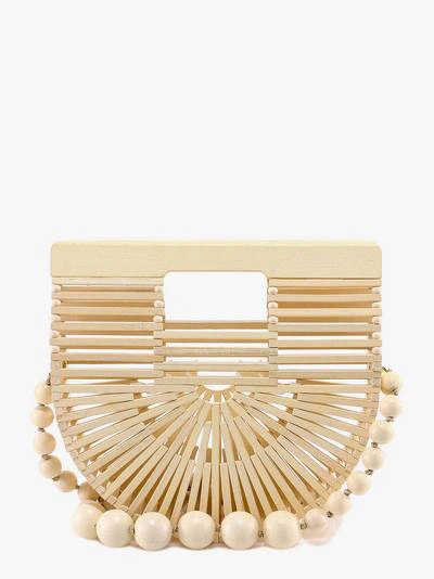 Cult Gaia Gaias Ark Micro Crossbody Shoulder Bag In Beige